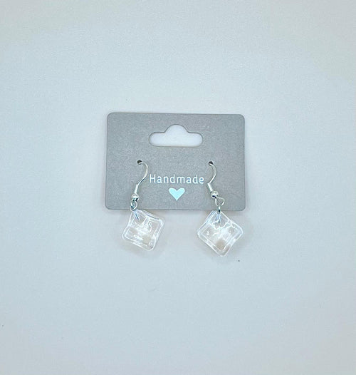 Ice cube earrings